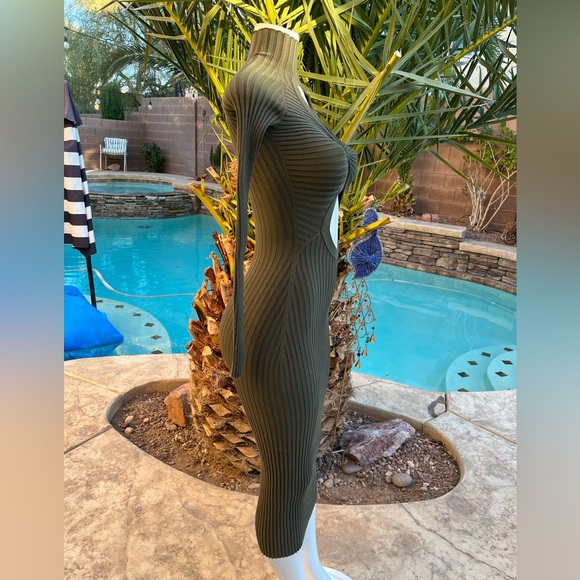 NEW Dion Lee Ribbed Knit Reversible Dress - Picture 8 of 13